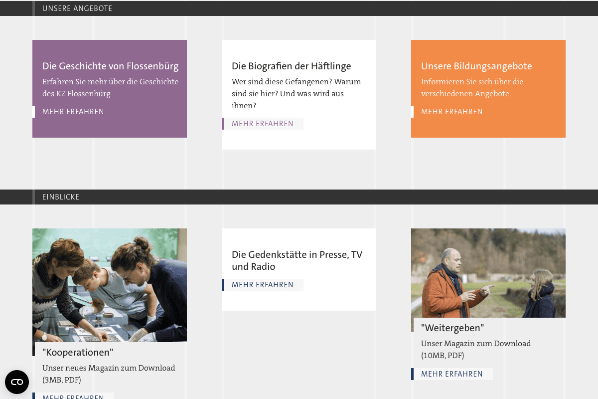 KZ-Gedenkstätte Flossenbürg – Website