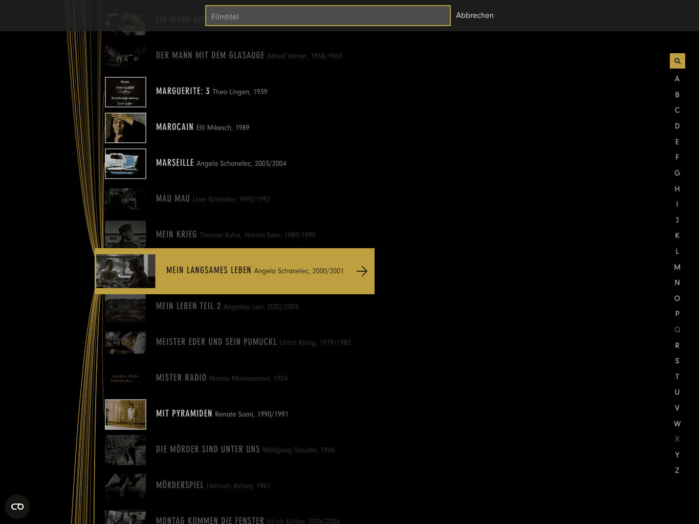 Rhizom Filmgeschichte – Microsite