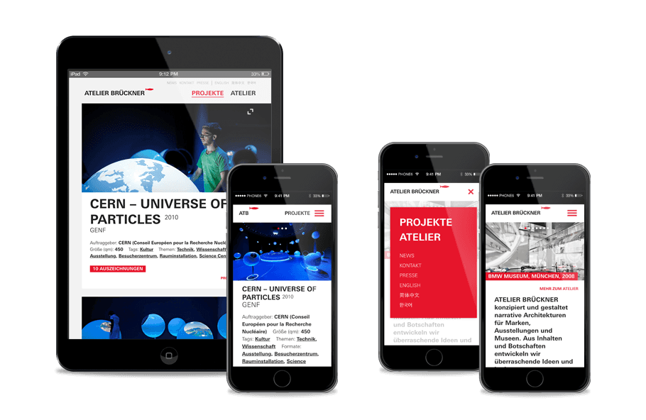 Atelier Brückner – Website