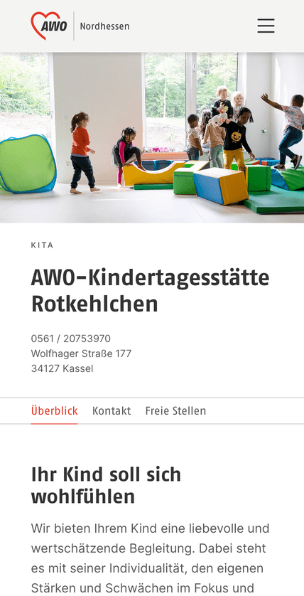 AWO Nordhessen – Website