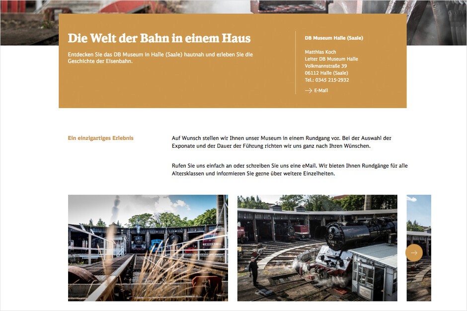 Deutsche Bahn Museum – Website