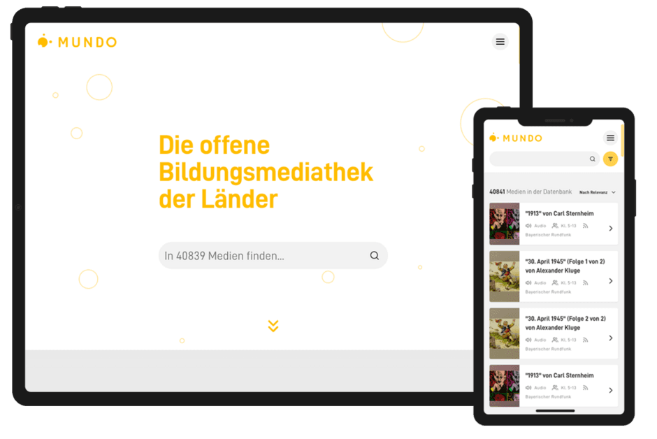 MUNDO – Bildungsmediathek – Website