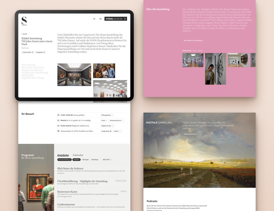 Städel Museum – Website Relaunch