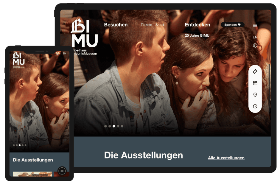 Bibelhaus Erlebnismuseum – Website