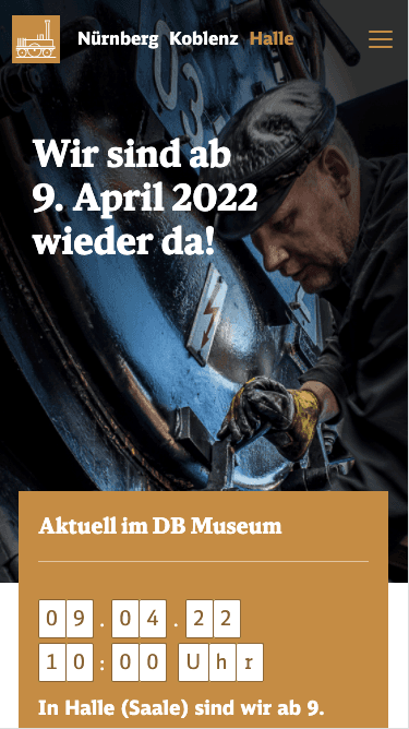 Deutsche Bahn Museum – Website