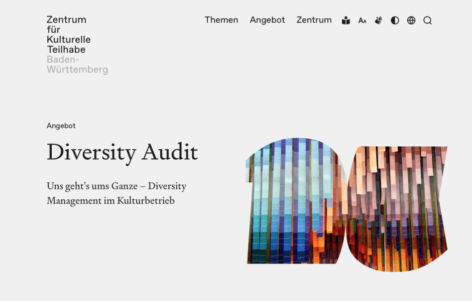 Zentrum für kulturelle Teilhabe – Website
