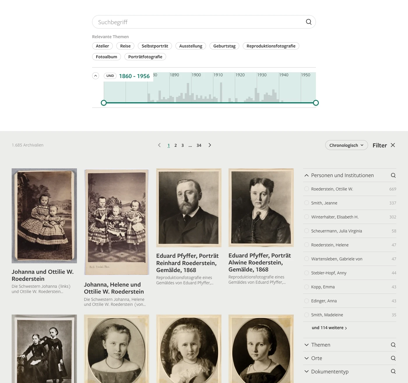 Roederstein-Jughenn-Archiv – Website