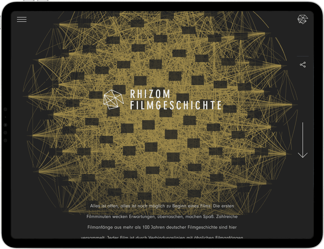 Rhizom Filmgeschichte – Microsite