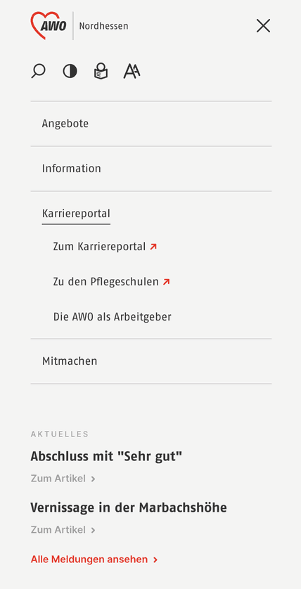 AWO Nordhessen – Website