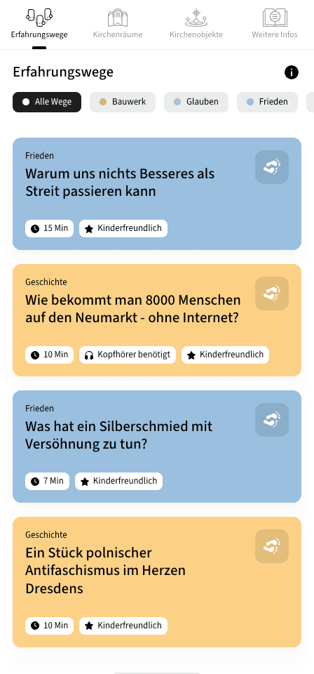 Erfahrungswege – Web-App
