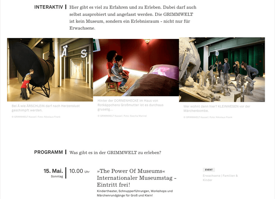 Grimmwelt – Website