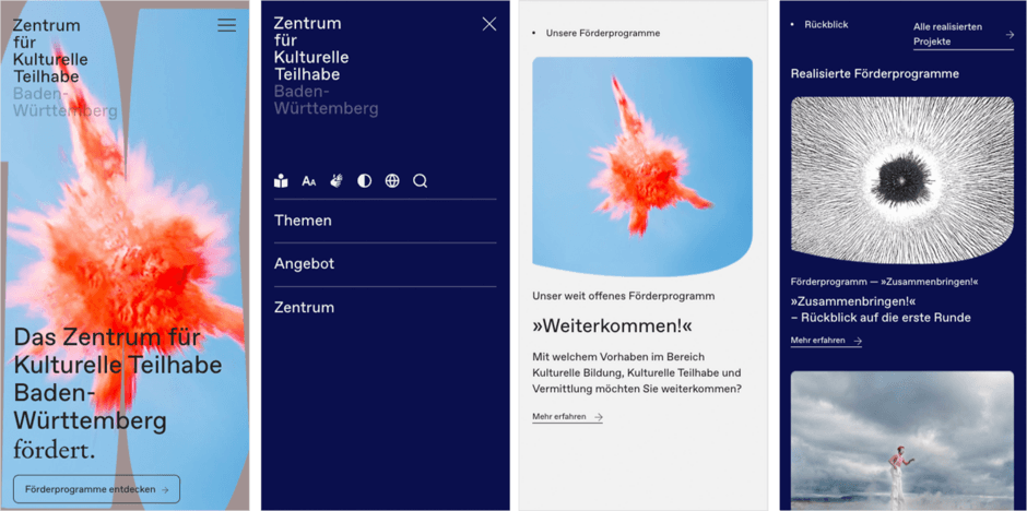 Zentrum für kulturelle Teilhabe – Website