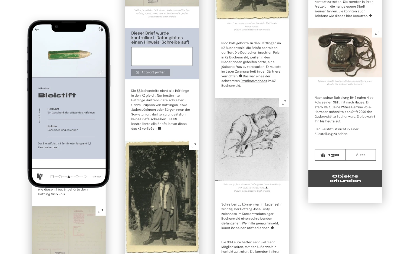 Dingen auf der Spur – WebApp