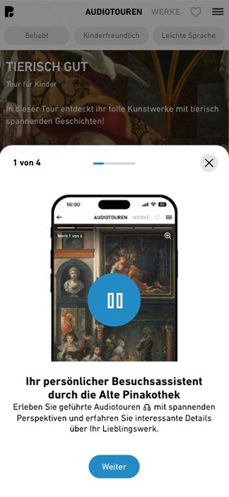 Alte Pinakothek Pocket Guide – Web-App