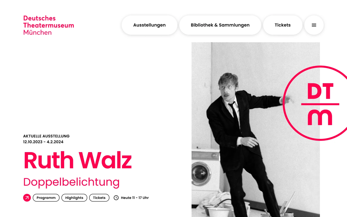 Deutsches Theatermuseum – Website