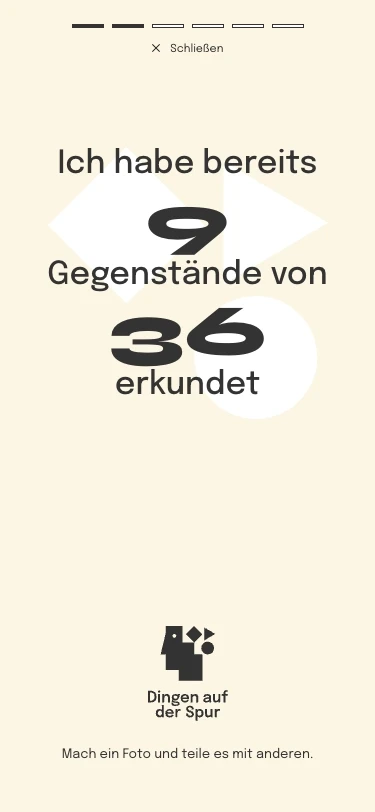 Dingen auf der Spur – WebApp