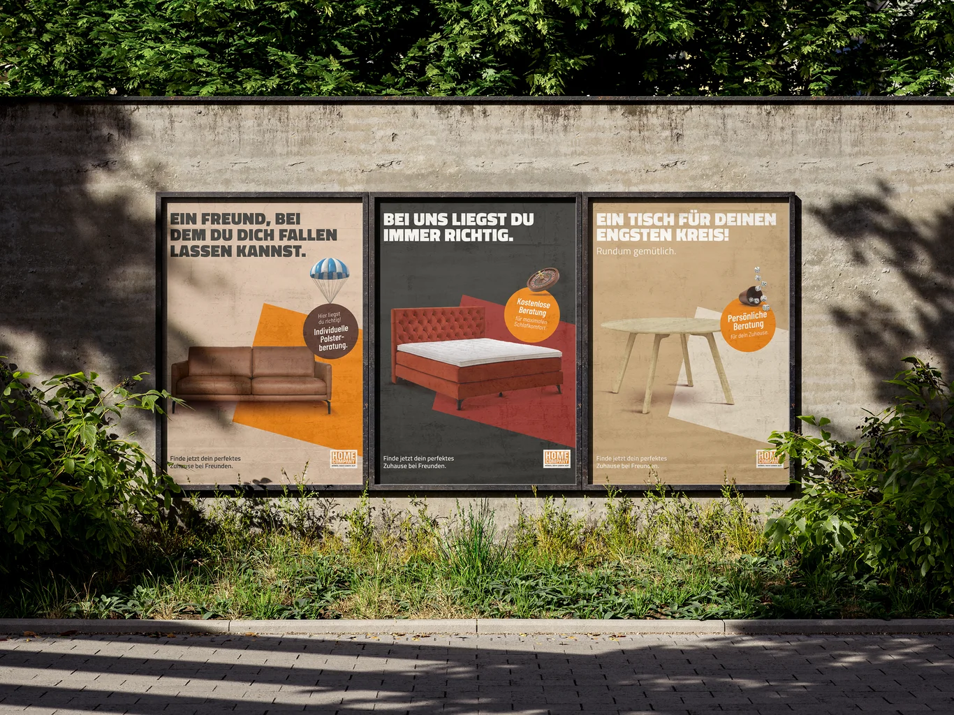 Home Company Möbel – Kampagne